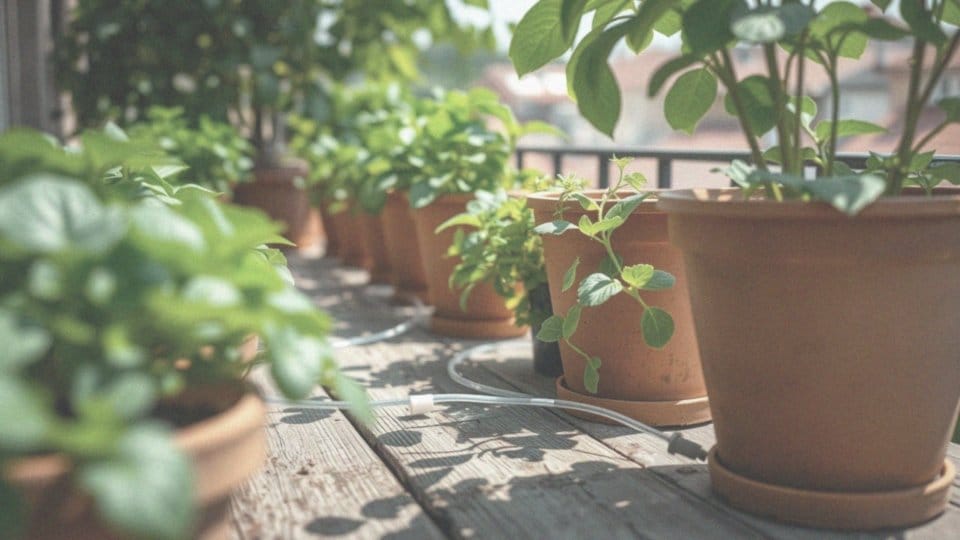 Jakie są korzyści z zastosowania systemu nawadniania w donicach?