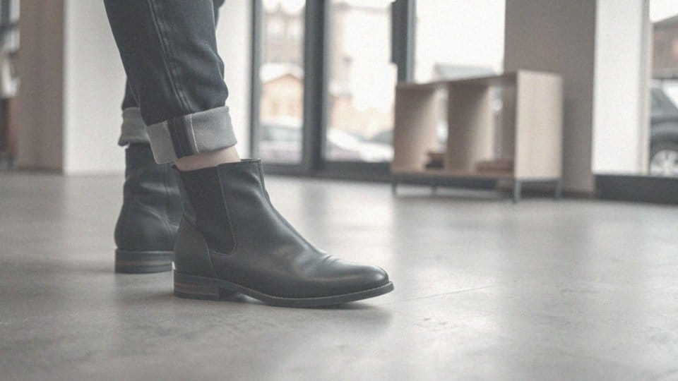 Jakie botki najlepiej pasują do spodni z gumką na dole?