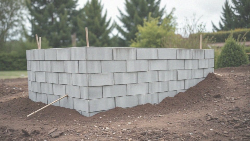 Jakie cechy charakterystyczne ma mur oporowy L?