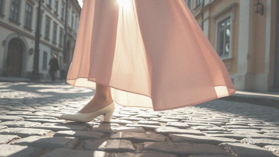 Jakie są zalety noszenia białych butów do różowej sukienki?