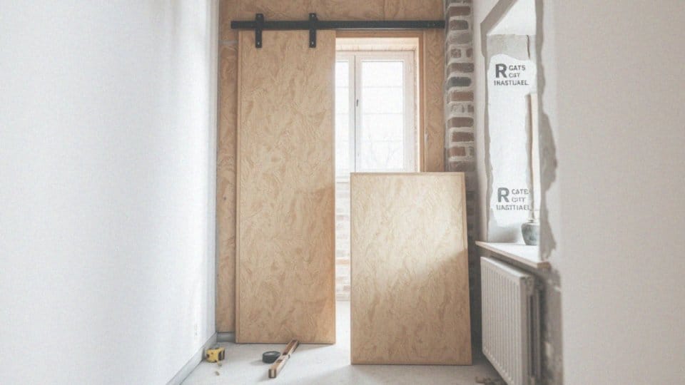 Jakie wymiary powinny mieć drzwi przesuwne z płyty OSB?