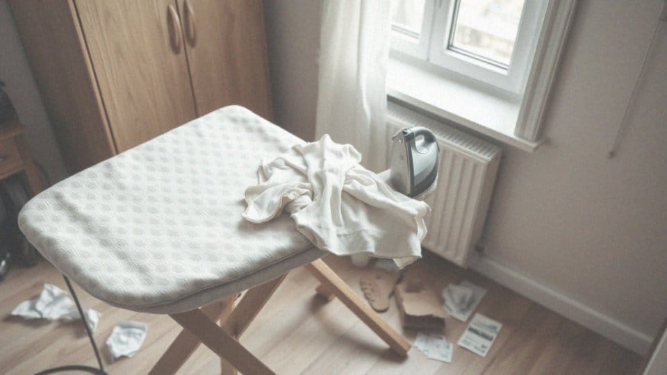 Jakie materiały mogą zapalić się od włączonego żelazka?