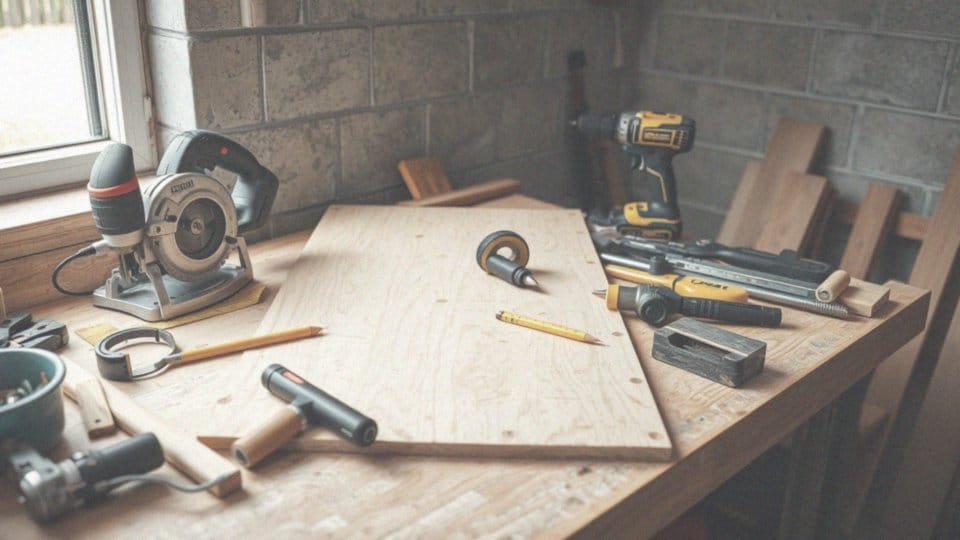 Jak skompletować narzędzia do wykonania drzwi z płyty OSB?