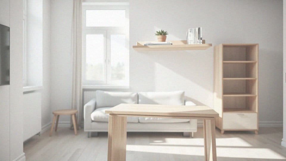 Jakie meble powinny być wybrane do małego pokoju?
