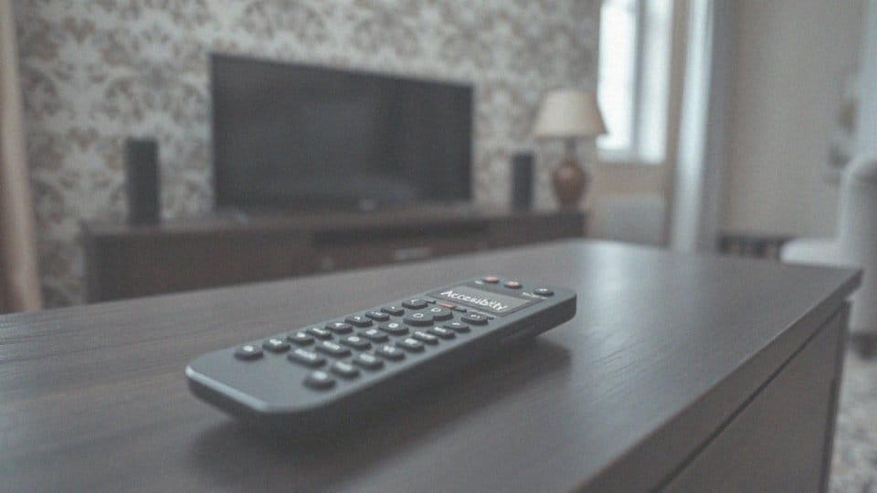Jakie opcje są dostępne w menu Ułatwienia dostępu telewizora?