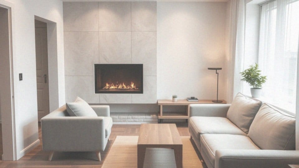 Jakie są funkcje kominka w małym salonie?