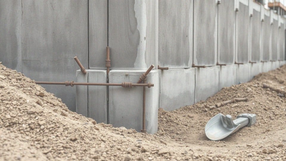 Jakie elementy stalowe są wykorzystywane w zbrojeniu murów oporowych?