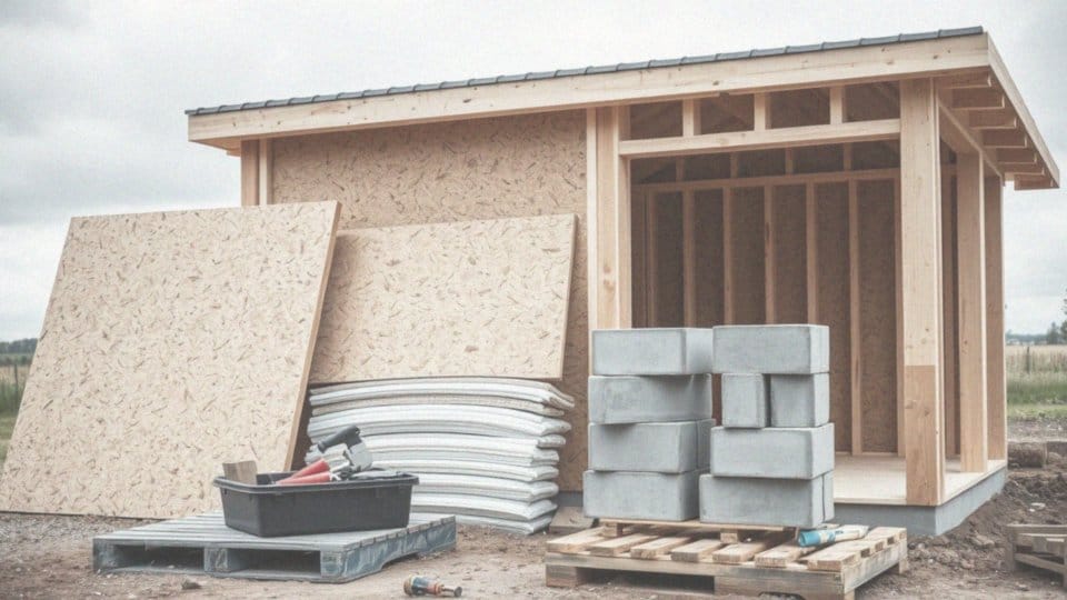 Jakie materiały są potrzebne do budowy domku z płyt OSB?