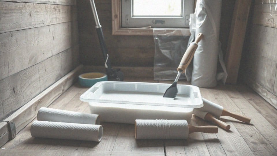 Jakie akcesoria malarskie są przydatne podczas korzystania z wałka do farby lateksowej?