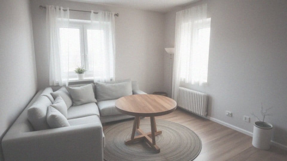 Mały salon z narożnikiem i stołem – jak go funkcjonalnie urządzić?